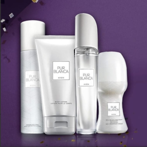 ست عطر، لوسیون بدن، اسپری و مام رول زنانه Avon Pur Blanca آوون