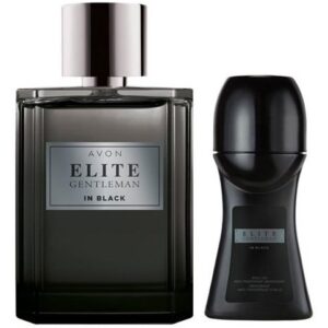 ست عطر و دئودورانت مام رول مردانه Avon Elite Gentleman In Black آوون