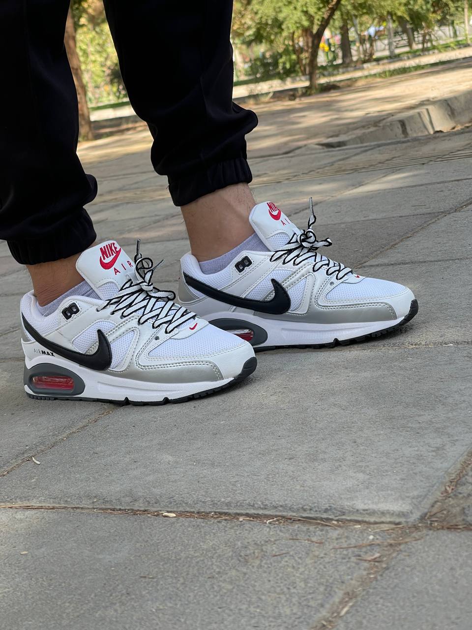 کتونی نایک ایر مکس (Air Max) سفید کوالتی مستر بالاترین کیفیت (بارکد اصالت کالا)