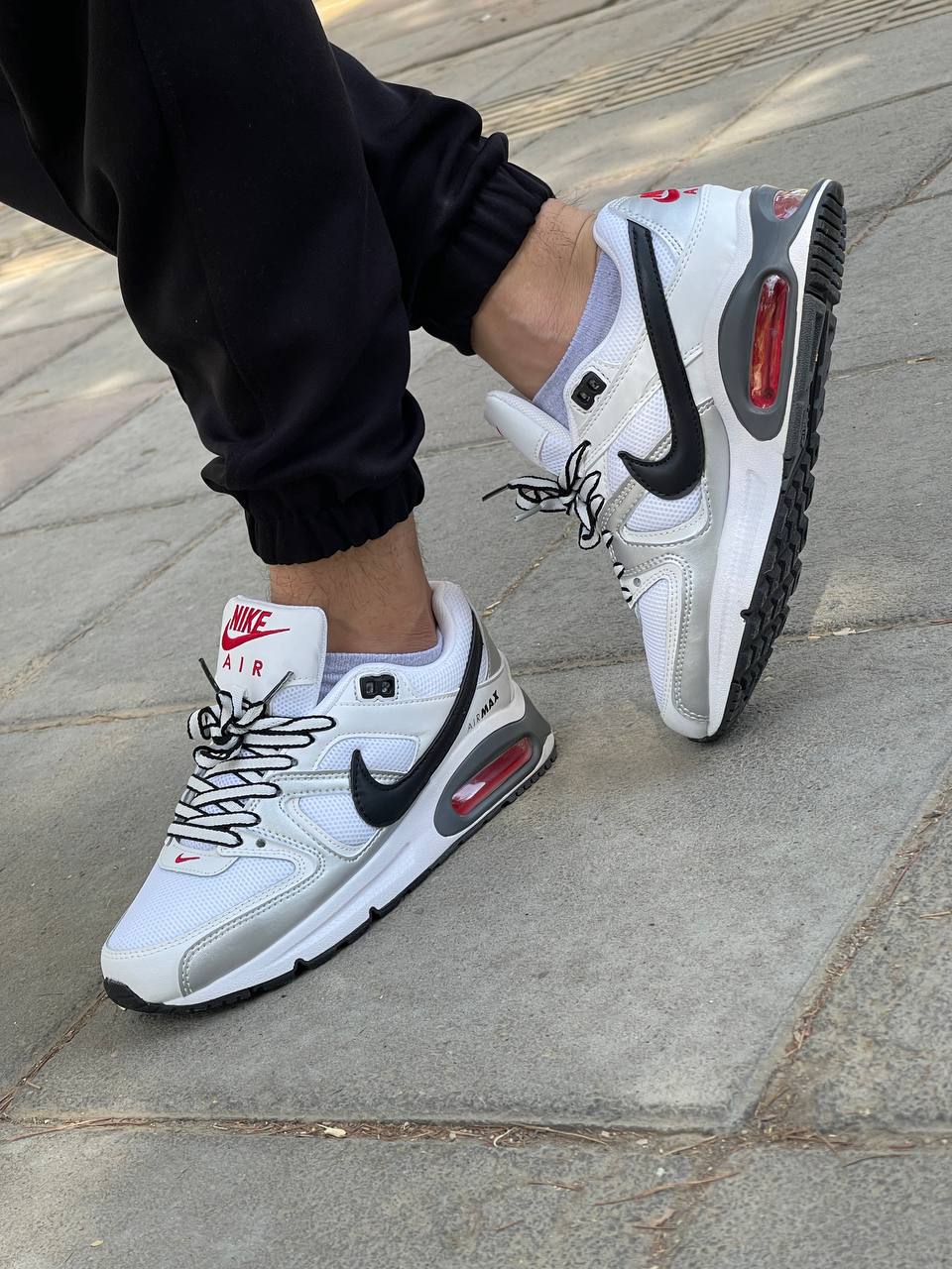 کتونی نایک ایر مکس (Air Max) سفید کوالتی مستر بالاترین کیفیت (بارکد اصالت کالا)