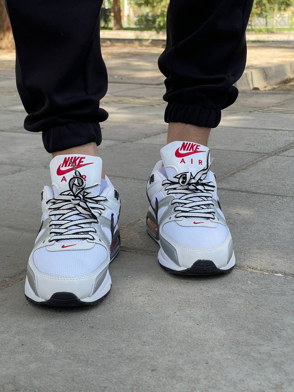 کتونی نایک ایر مکس (Air Max) سفید کوالتی مستر بالاترین کیفیت (بارکد اصالت کالا)