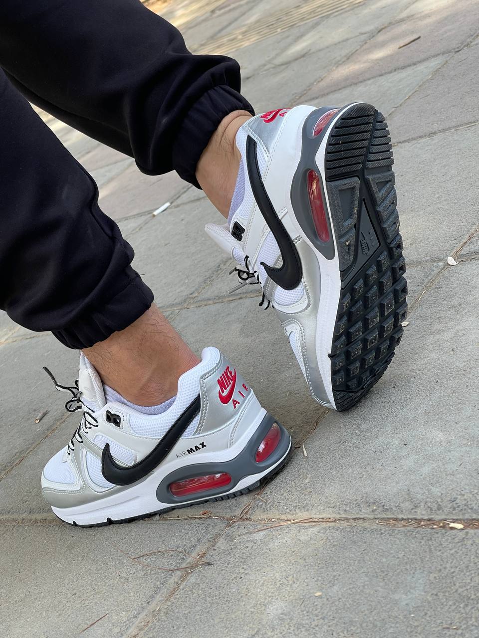 کتونی نایک ایر مکس (Air Max) سفید کوالتی مستر بالاترین کیفیت (بارکد اصالت کالا)