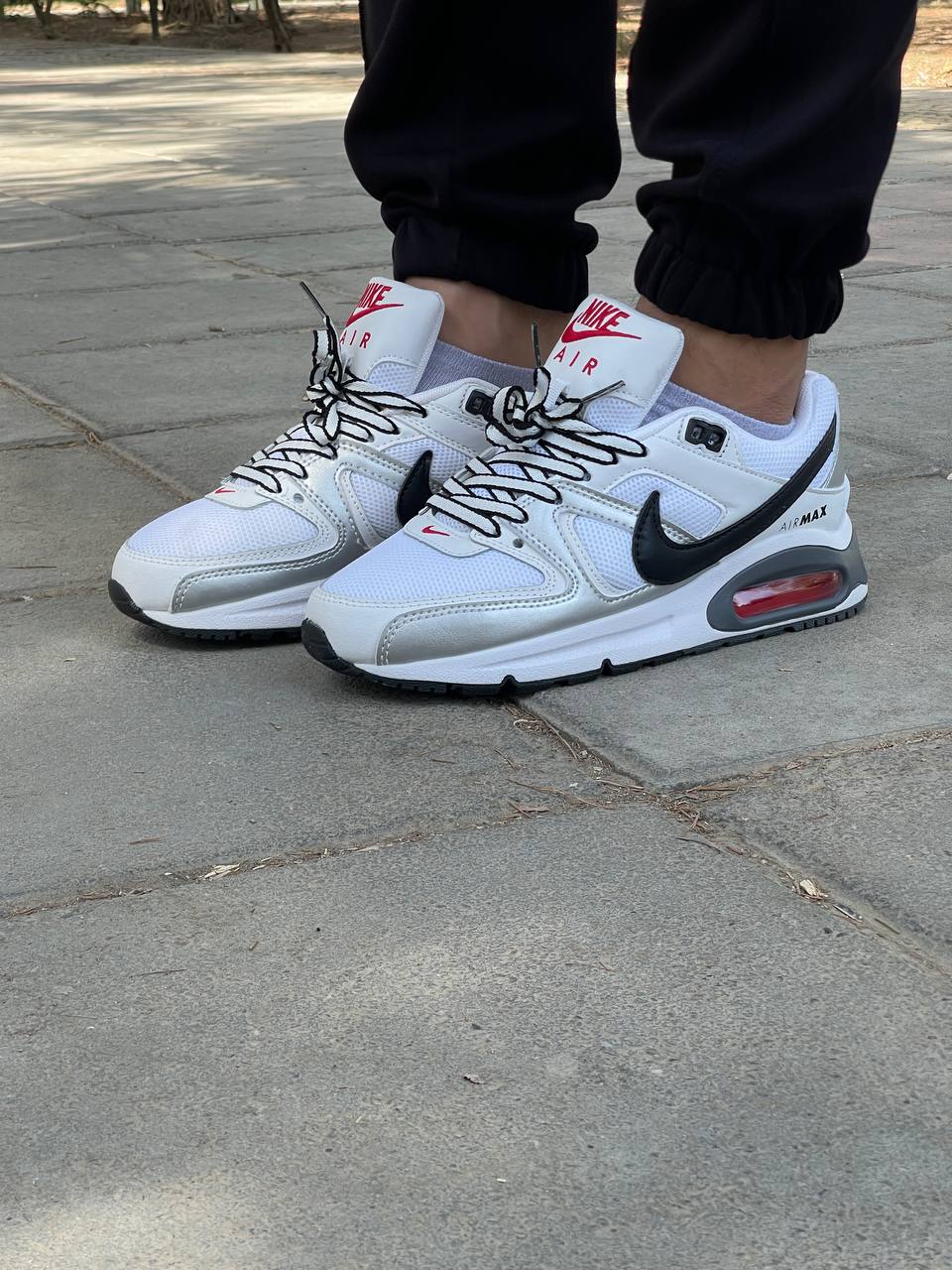 کتونی نایک ایر مکس (Air Max) سفید کوالتی مستر بالاترین کیفیت (بارکد اصالت کالا)
