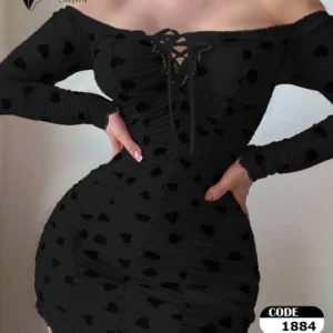 لباس خواب قلب مخملی بزند آبرنگ