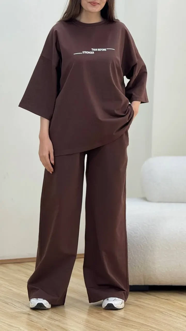ست زنانه تیشرت و شلوار