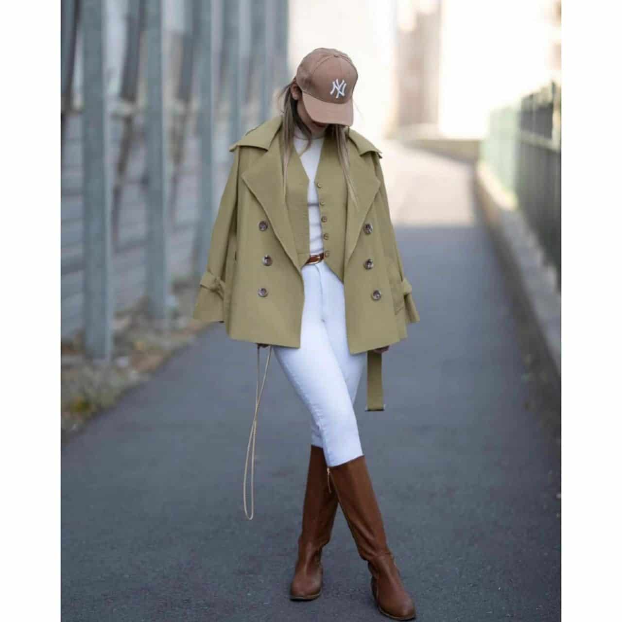 ترنچ کت و ژیله زنانه غزاله